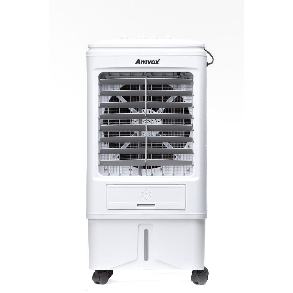 CLIMATIZADOR DE AR 3 VELOCIDADES 18L AMVOX ACL 018 BRANCO 90W em Oferta na Shopee