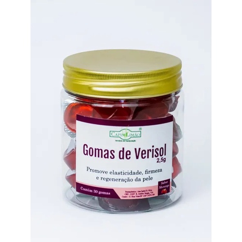 Gummy Colágeno Peptídeo 2,5g 30 unidades Capim Limão