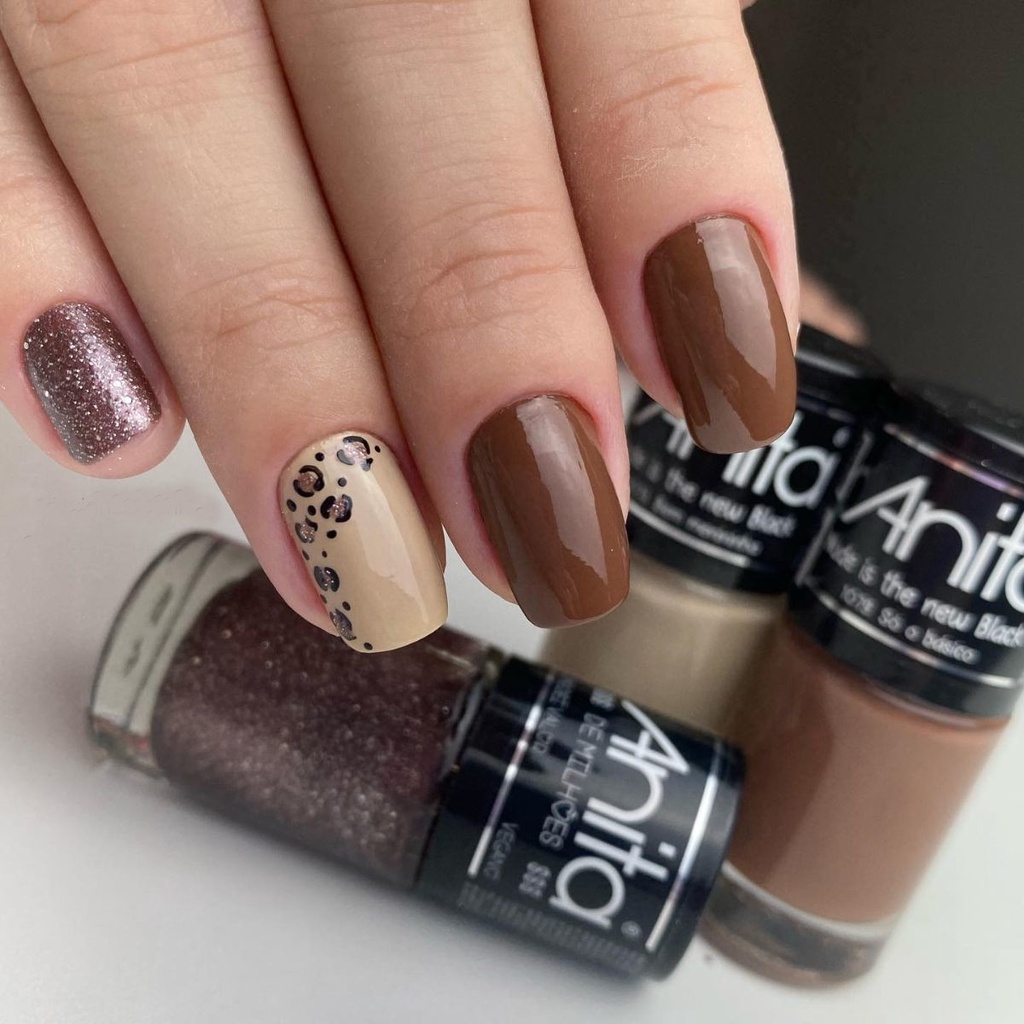 Kit 3 Esmaltes Anita Cores Nudes Arte Linda