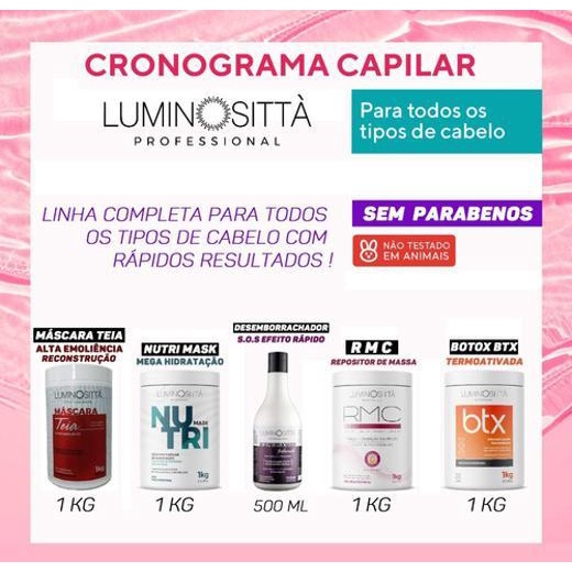 Cronograma Capilar 5 Produtos - Luminosittà