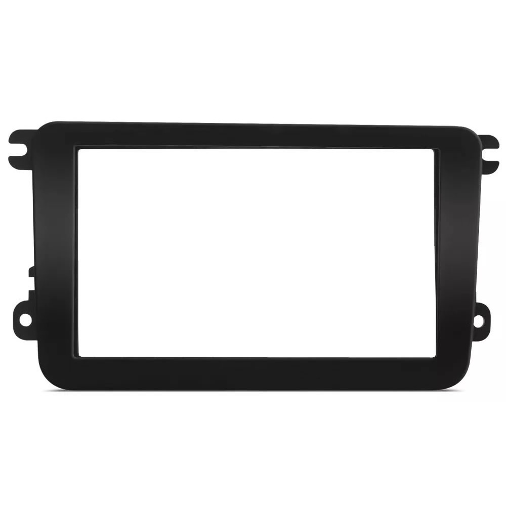 Moldura De Painel 2 Din Vw Jetta Passat Amarok Tiguan Black Piano