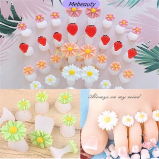 ME 8 Pcs Separador De Dedo Do Pé Novo Pedicure Confortável Com Flores