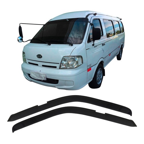 Calha de Chuva Defletor Kia Besta GS 16L 2 Portas Ecoflex