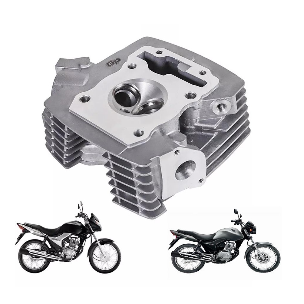 Cabecote Cg Titan Fan 150 2009 2010 2011 2012 Injecao Eletro em Oferta na Shopee