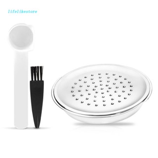 [Cápsula De Café Reutilizável Para Máquina Senseo Com Escova Spoon Brush Kitchen UK