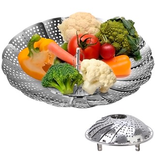 Cesto De Cozimento Vapor Legumes Inox Panela Vaporeira