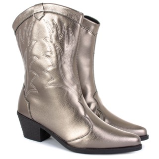 Bota Feminina Country Western Texana Bordada