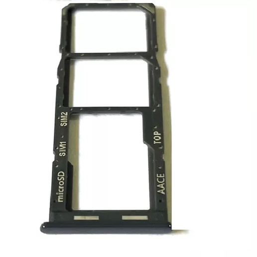 Bandeja Gaveta Chip Sim Card Para Galaxy A21 A215 Cor:Preto
