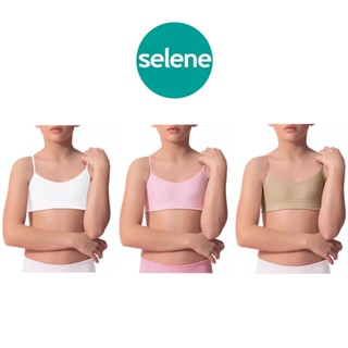 Kit 3 Sutiã Infantil Selene Sem Costura S Bojo Juvenil 20600
