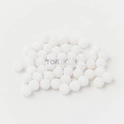 Pérola Amora Craquelada Abs (1.000 Peças) - 10mm - Branco - 500g