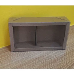 Caixa 2 pão de mel Kraft 6,2x12,8x4 5 un - Assk Rizzo Confeitaria