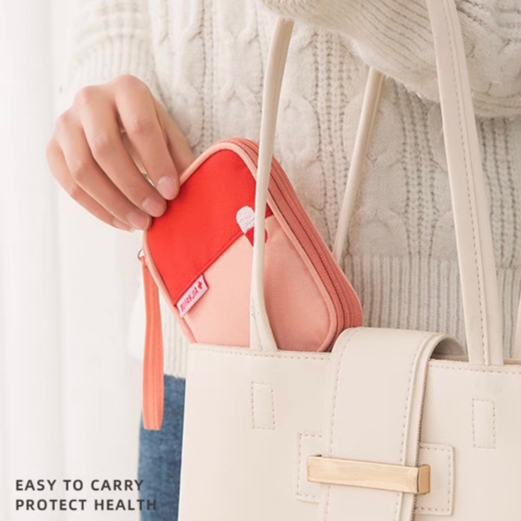 Bolsa Nécessaire Primeiros Socorros E Porta Remédio Para Viagem