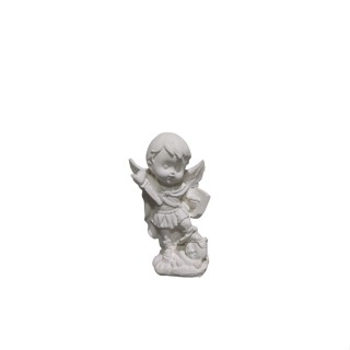 São Miguel Arcanjo Baby 14cm em Gesso Cru