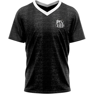 Camisa Santos Graphite Futebol Arte Masculina