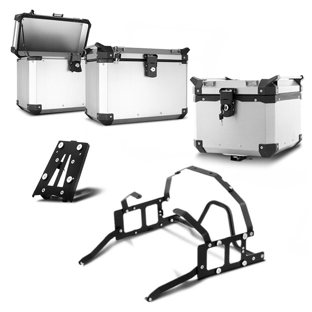 Kit Completo Baús 35/33 Litros Super Adventure Suzuki Dl 650 V-Strom 2014/17