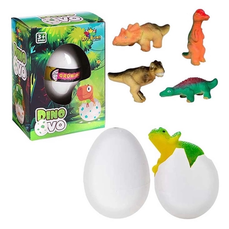 Ovo De Dinossauro Brinquedo Choca Surpresa Cresce Na Água