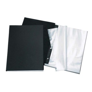 Pasta catálogo s.visor 1028SV Preto 10 env plást Dac