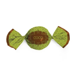 Papel Trufa 14,5x15,5cm - Gostosura Coco - 100 unidades - Cromus