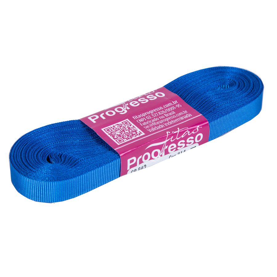 Fita Gorgurão Progresso 11mm nº2 - 10m Cor 214 Azul Royal - 01 unidade em Oferta na Shopee
