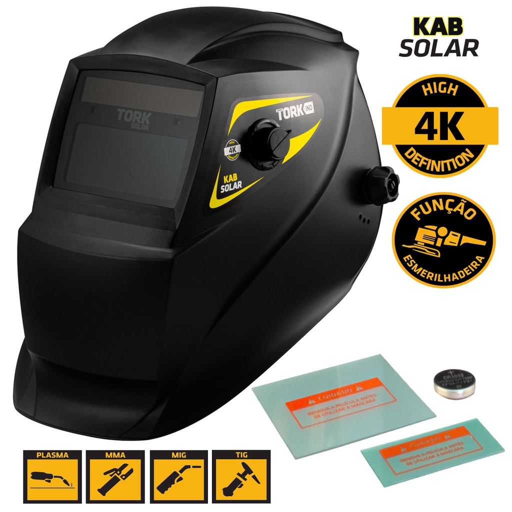 Mascara Solda Profissional Automatica 4K Msea-901 Din13 Tork - Home & Living