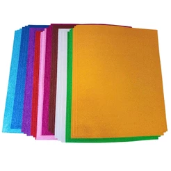 EVA COM GLITTER 40x48 - 100 FOLHAS - ESCOLHA A COR