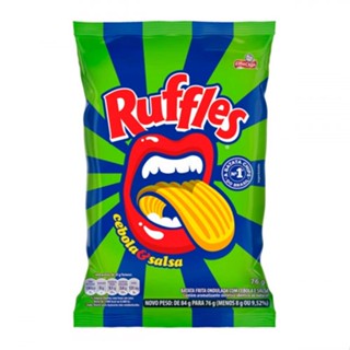 Batata Frita Ondulada Cebola e Salsa Elma Chips Ruffles 76 g