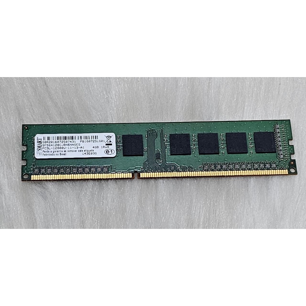Memoria Smart Ddr3 4gb Desktop PC3L-12800 1Rx8 1.35v