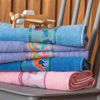 Kit 2 Toalhas de Banho Infantil 100% Algodão Seca Rápido Camesa