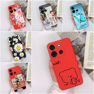 Para Infinix Smart 7 Plus Smart7 Capa De Alta Qualidade À Prova De Choque Borboleta Protetora De Silicone TPU Macia 7Plus Shell Bumper
