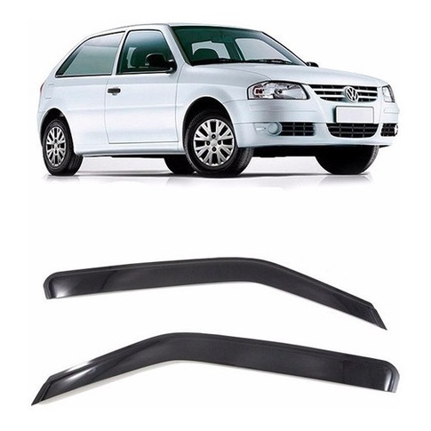 Calha De Chuva Defletor Gol Parati 1995 A 2014 2 Portas Fume Tiger VW3357