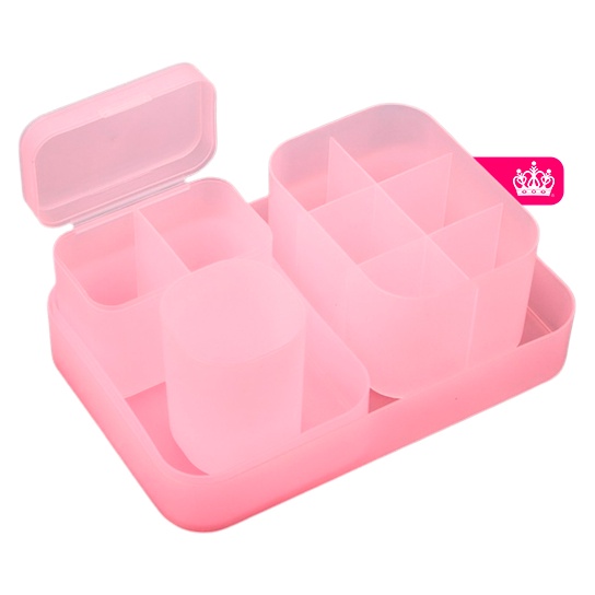 Kit Caixas Organizadoras Nails Conjunto Completo - Rosa Claro