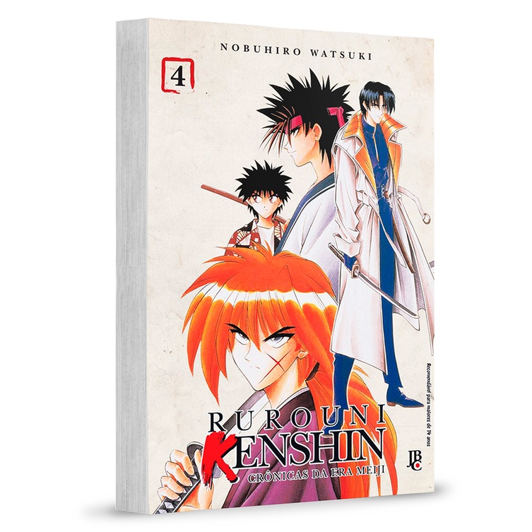 Mangá - Rurouni Kenshin - 04 - Novo/Lacrado