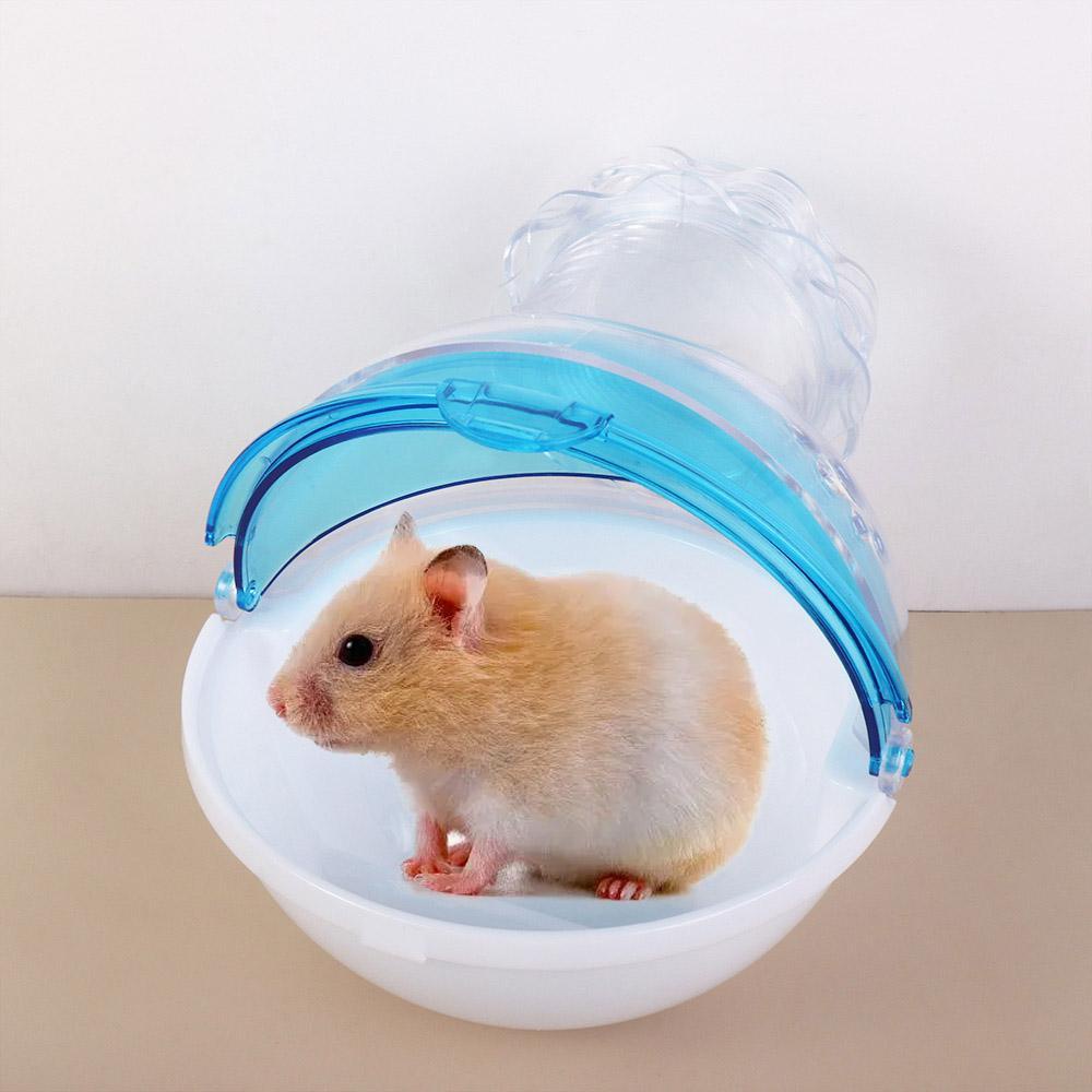 Septembrob Banheira De Plástico Higiênico Hamster Respirável Sauna Esférica