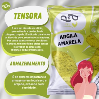 Argila Amarela - 100g - P&P