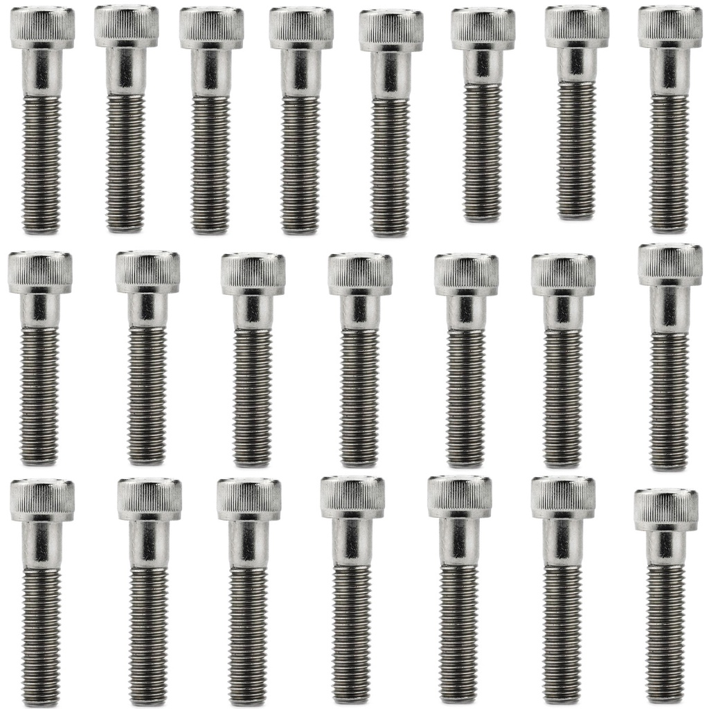 Kit parafusos inox tampa motor lateral esquerda+direita NXR150 Bros 2006 a 2015