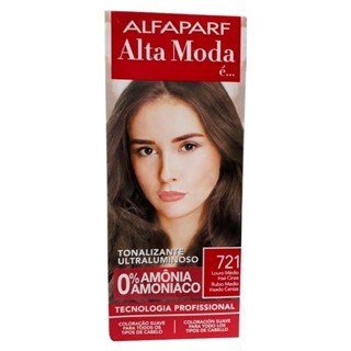 Tonalizante Alta Moda Louro Médio Irisé Cinza 721