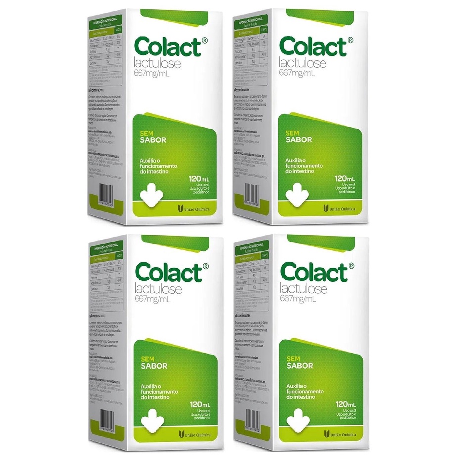 Kit Colact Com 4 Unidades Sem Sabor 120ml Cada em Oferta na Shopee