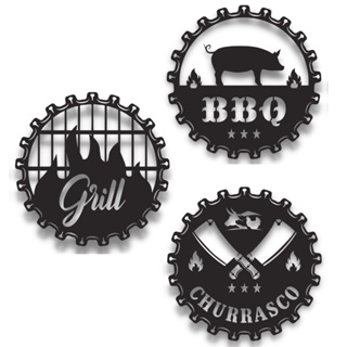 Placa Decorativa Cantinho do Churrasco, Quadro Decorativo Cantinho do Churrasco em Oferta na Shopee