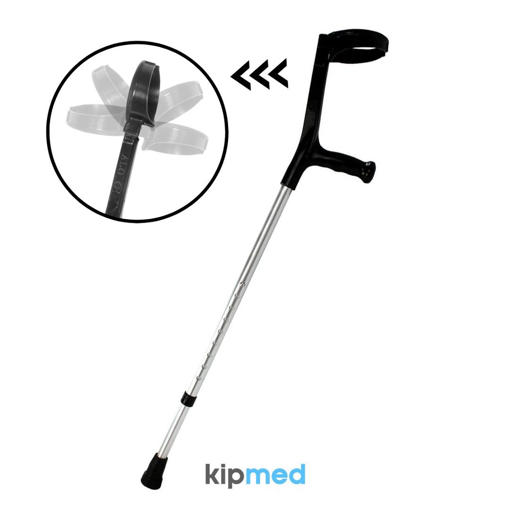 Muleta Ortopédica Canadense Articulada Ajustavel 130kg