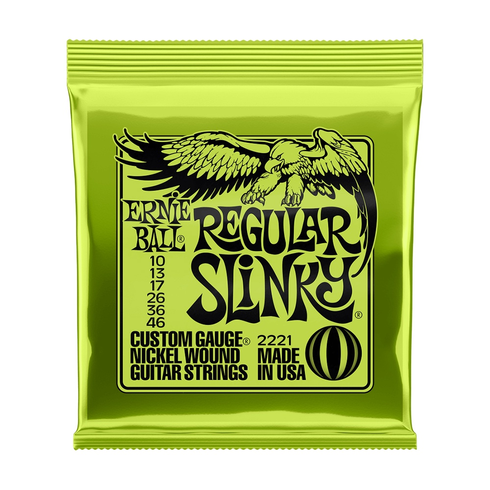 Encordoamento Guitarra 010 Regular Slink Ernie Ball P02221 em Oferta na Shopee