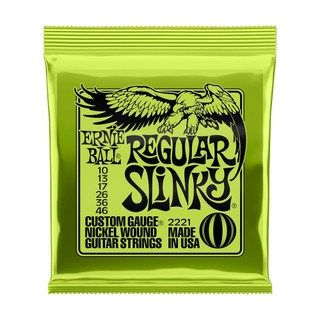 Encordoamento Guitarra 010 Regular Slink Ernie Ball P02221