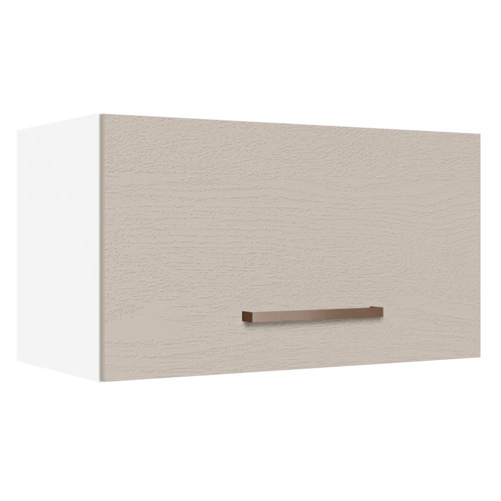 Armário de Cozinha Aéreo 60 cm 1 Porta Basculante Branco/Crema Agata Madesa - Home & Living