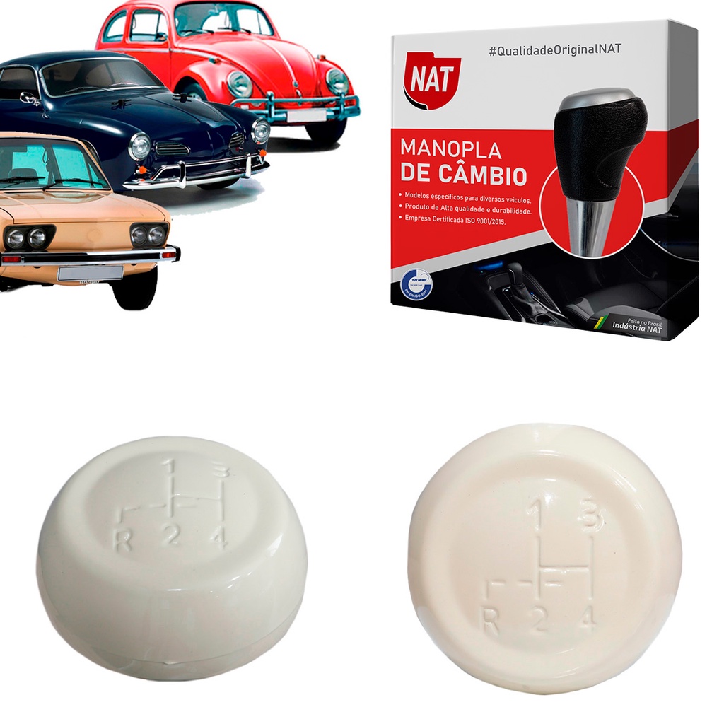 Manopla De Câmbio Fusca Kombi Karmann Guia E  Brasilia 1955 Até 1986 4M Alavanca C/ 12Mm em Oferta na Shopee