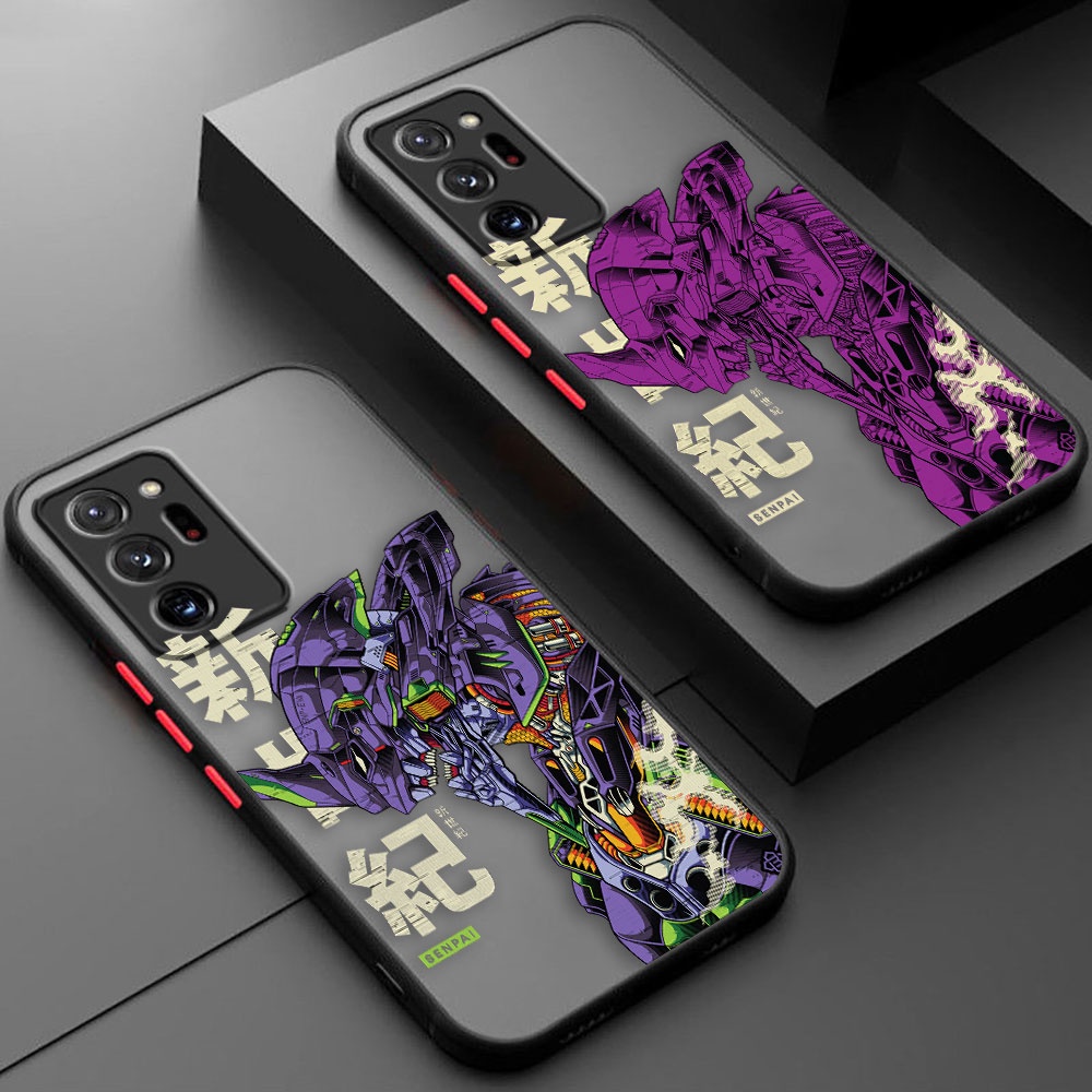 Anime Neon Gênio Evangelion S ENPAI Capa De Celular Para Samsung Galaxy Note20 Ultra Note10 9 8 Plus Lite M62 M52 M51 M33 M32 M31 M30S M23 M20 M10 J8 J6 J4 2018 J7 J5 J2 Prime