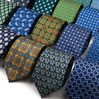 ZONFAZ Novidade Gravatas De Seda Para Homens Padrão Geométrico Casamento Skinny Casual Silm Ties Acessórios Gift em Oferta na Shopee