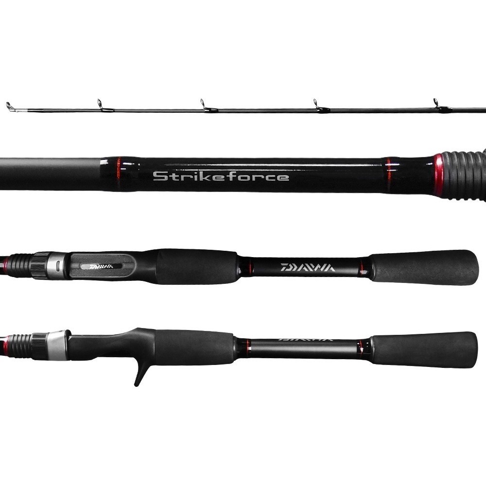 Vara Pesca Carretilha Daiwa Strikeforce Br 8-17lb 1,83m 2p - Envio Já