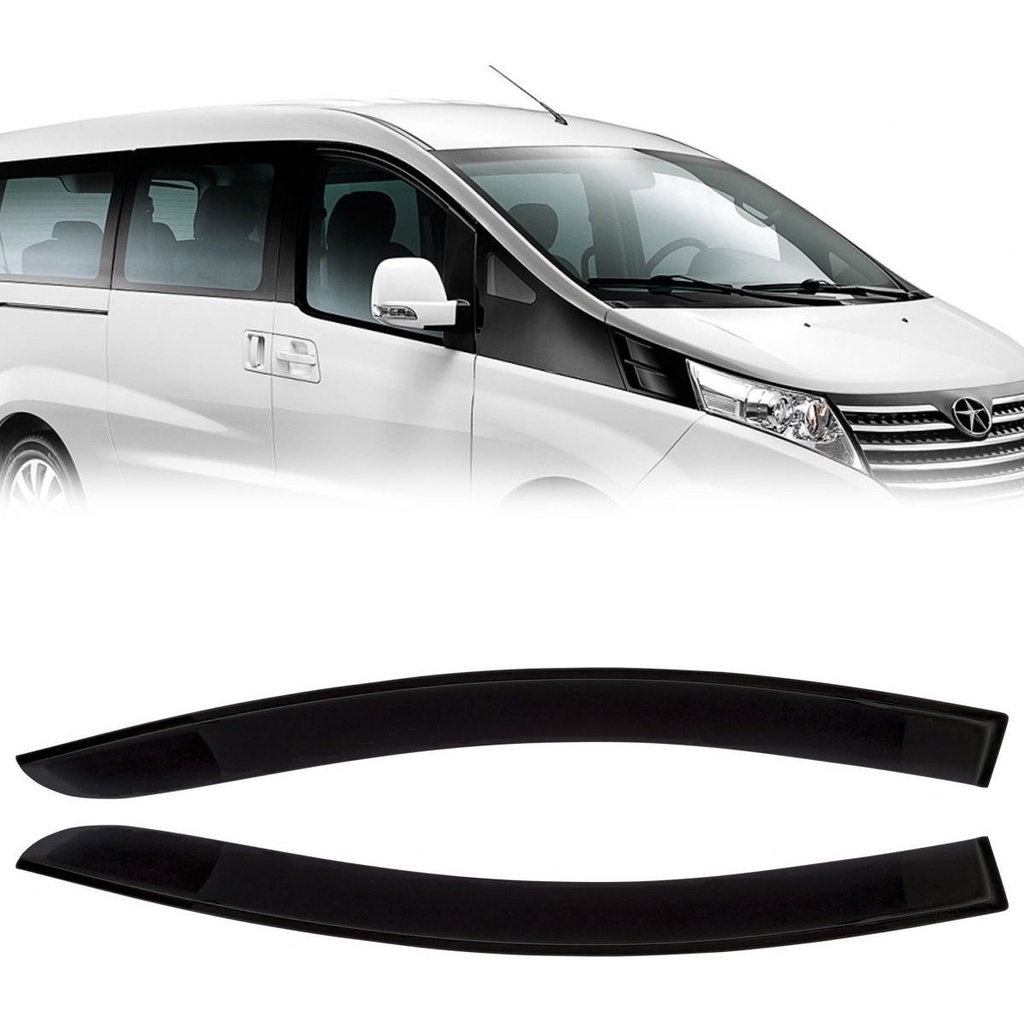 Calha Defletor Chuva Jac T8 T-8 Todos Anos 2 Portas Fume Ecoflex 17.001A