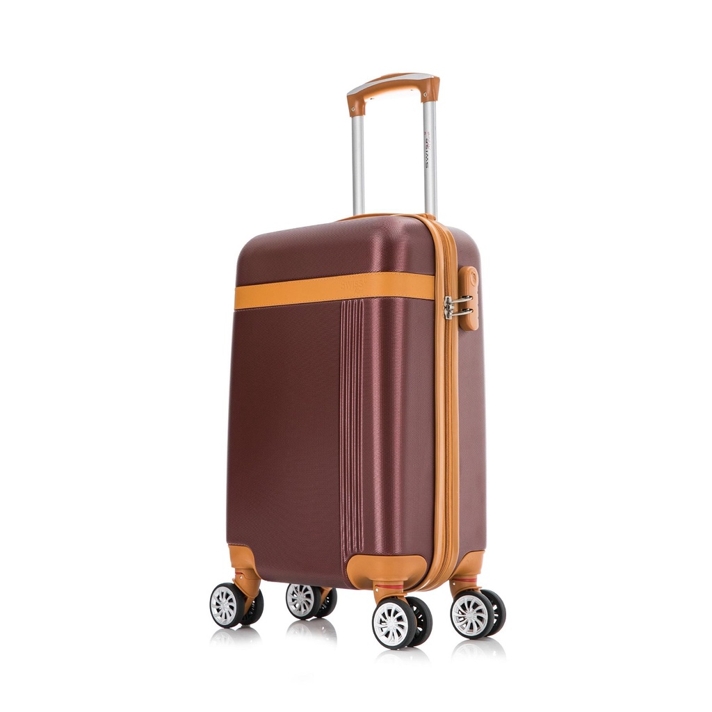 Mala de viagem pequena de bordo Bruges Swiss Move Vinho - Travel & Luggage
