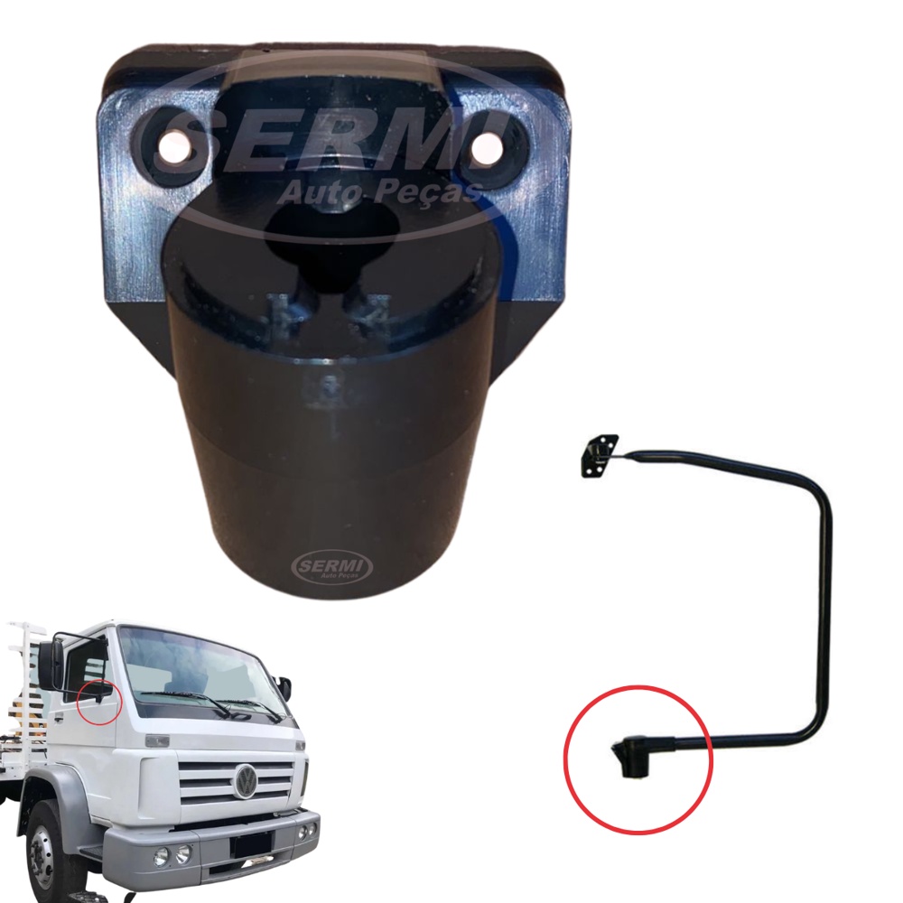 Base Inferior Do Braço Espelho Retrovisor Para Caminhão Volkswagen Delivery E Worker Alta Qualidade em Oferta na Shopee