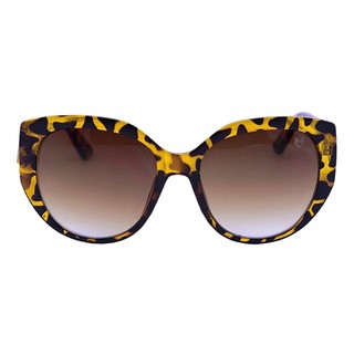 Óculos de Sol Feminino Redondo Gateado Acetato Mackage - Tartaruga
